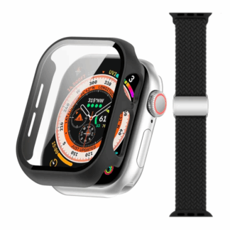 Bumper + Correa Nylon para Apple Watch Serie 10 De 46mm Negro